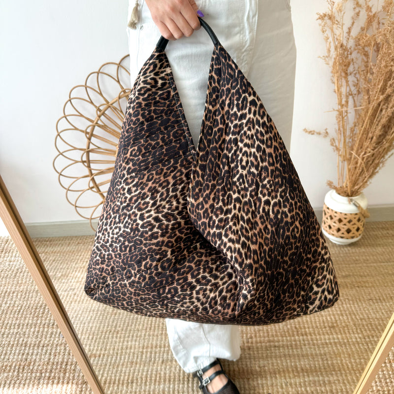 Bolso tela estampado animal print