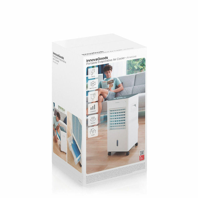 Climatizador Evaporativo Portátil Multifunción Airvecove InnovaGoods 5 L 65 W