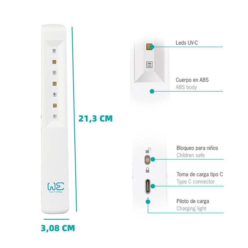 Lámpara Germicida ALFA UVC 96 MW - Desinfección con Luz Ultravioleta