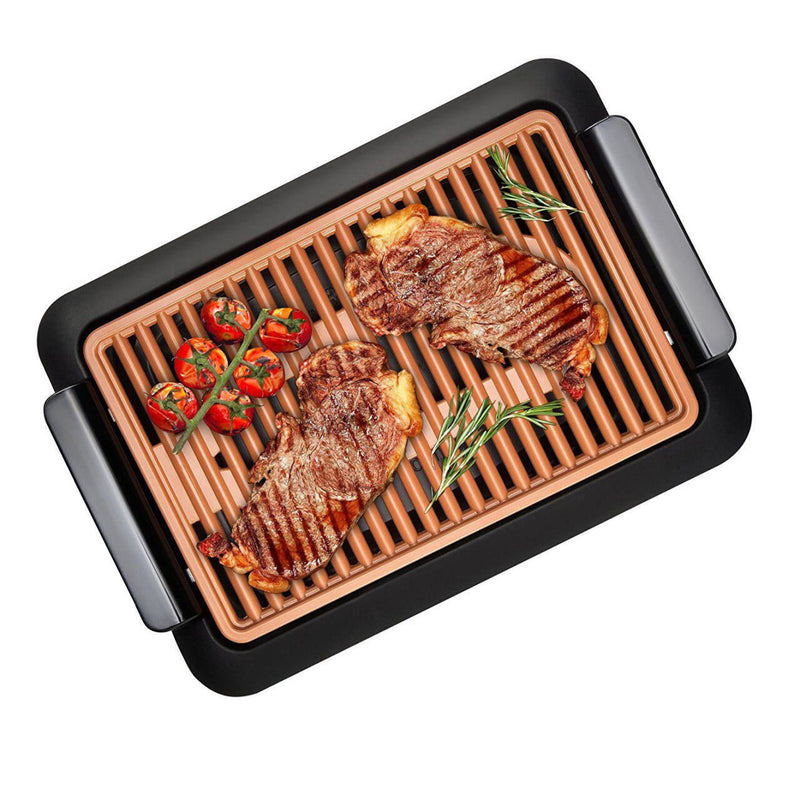 Grill Parrilla Eléctrica – Plancha Barbacoa Sin Humo para tu Hogar