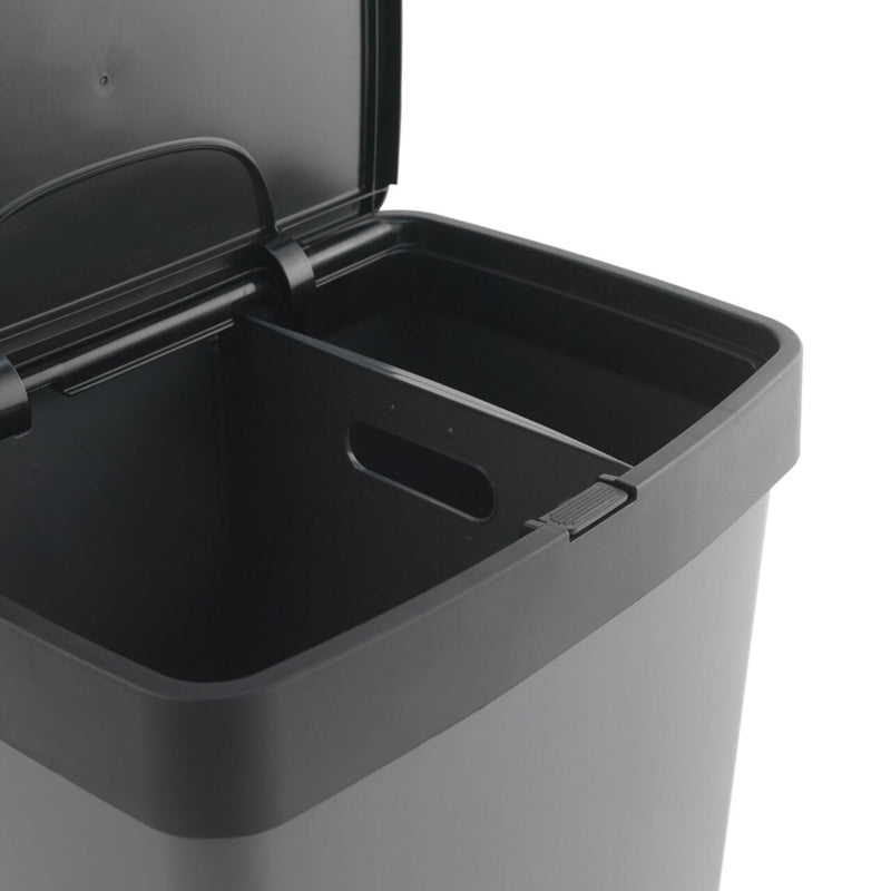 Cubo de Basura Vertical 70L con 2 Compartimentos - Gestión Compacta