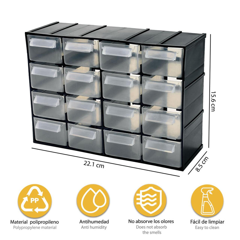 Unidad de Almacenamiento ArtPlast CASSETTIERE con 16 Cajones